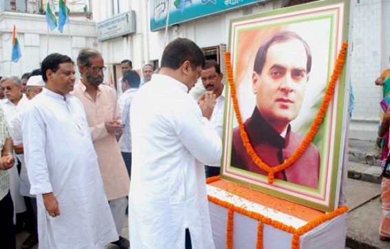 Rajiv Gandhi remembered on 24th death anniversary Rajiv Gandhi remembered on 24th death anniversary